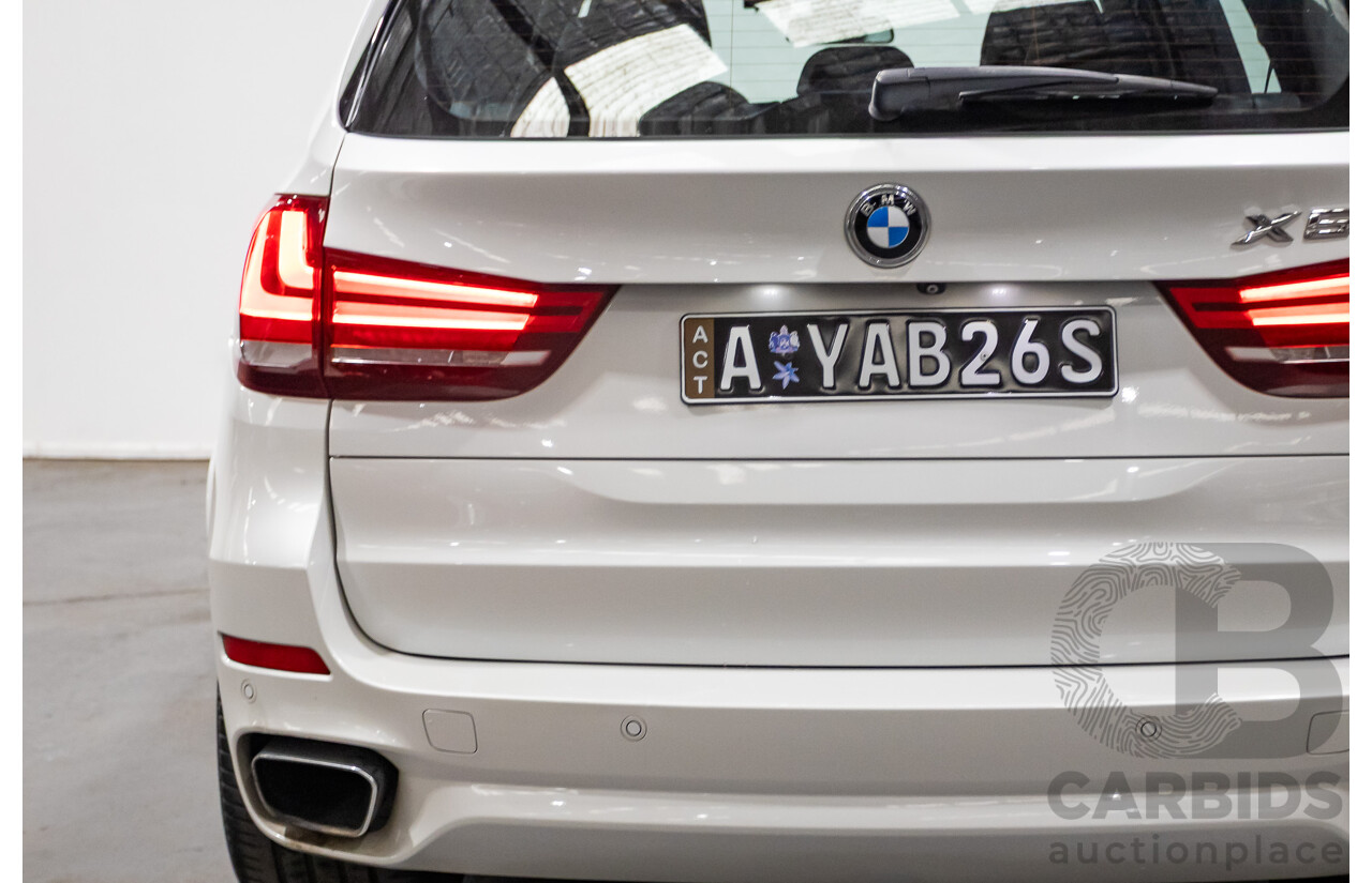 05/2014 BMW X5 xDrive 30d Edition Exclusive (AWD) E70 4d wagon Mineral White Metallic turbo diesel 3.0L