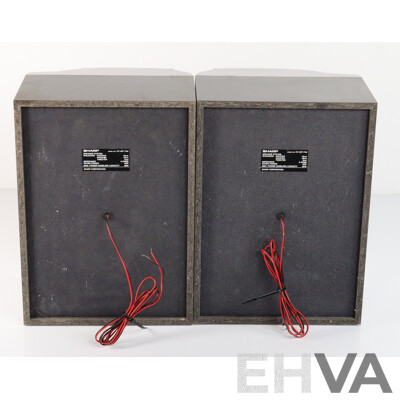 Sharpe CD BP 1700 Syste,m with Four Surround Sound Speakers