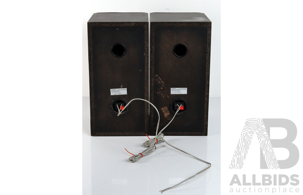 Sony Compact High Density Component System FH E737CD with Pair Speakers. Model SSh26000, and Remote Control