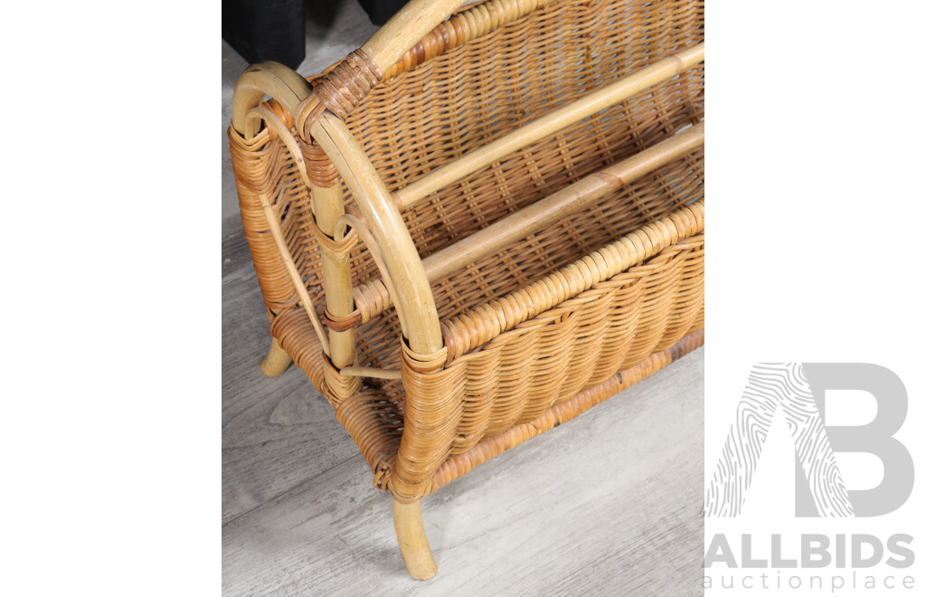 Cane Magazine Rack