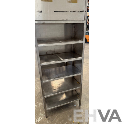 Stainless Steel Glass and Utensil  Rack and Storage