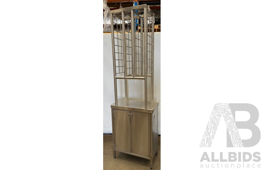 Stainless Steel Wine Bottle Rack and Storage