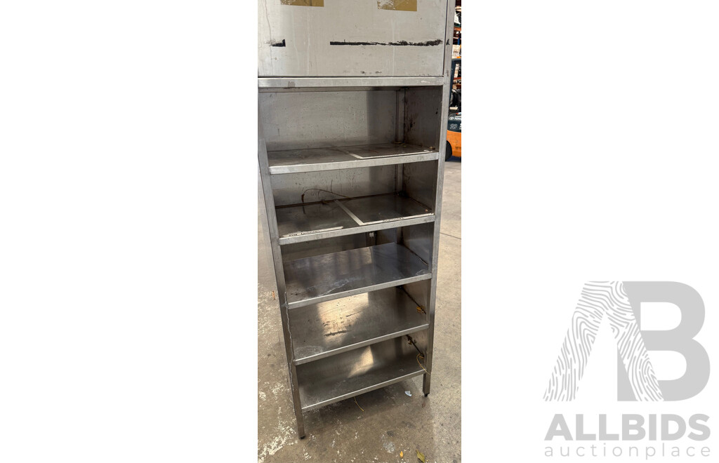 Stainless Steel Glass and Utensil  Rack and Storage
