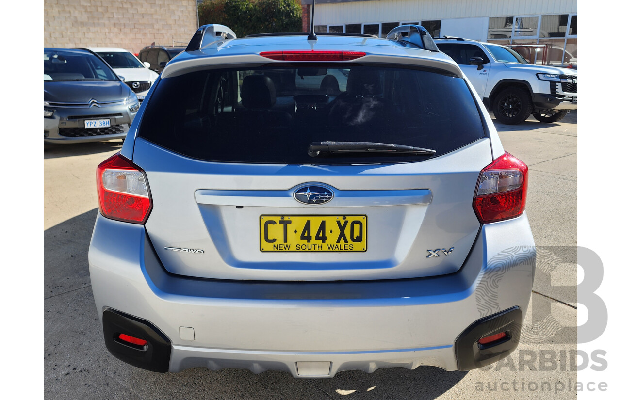 4/2014 Subaru XV 2.0i-S MY14 4d Wagon Silver 2.0L