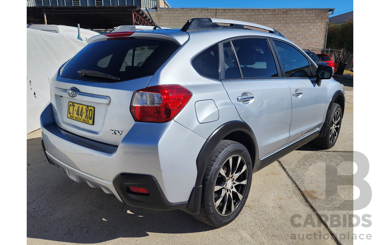 4/2014 Subaru XV 2.0i-S MY14 4d Wagon Silver 2.0L