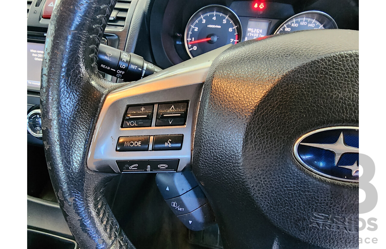 4/2014 Subaru XV 2.0i-S MY14 4d Wagon Silver 2.0L