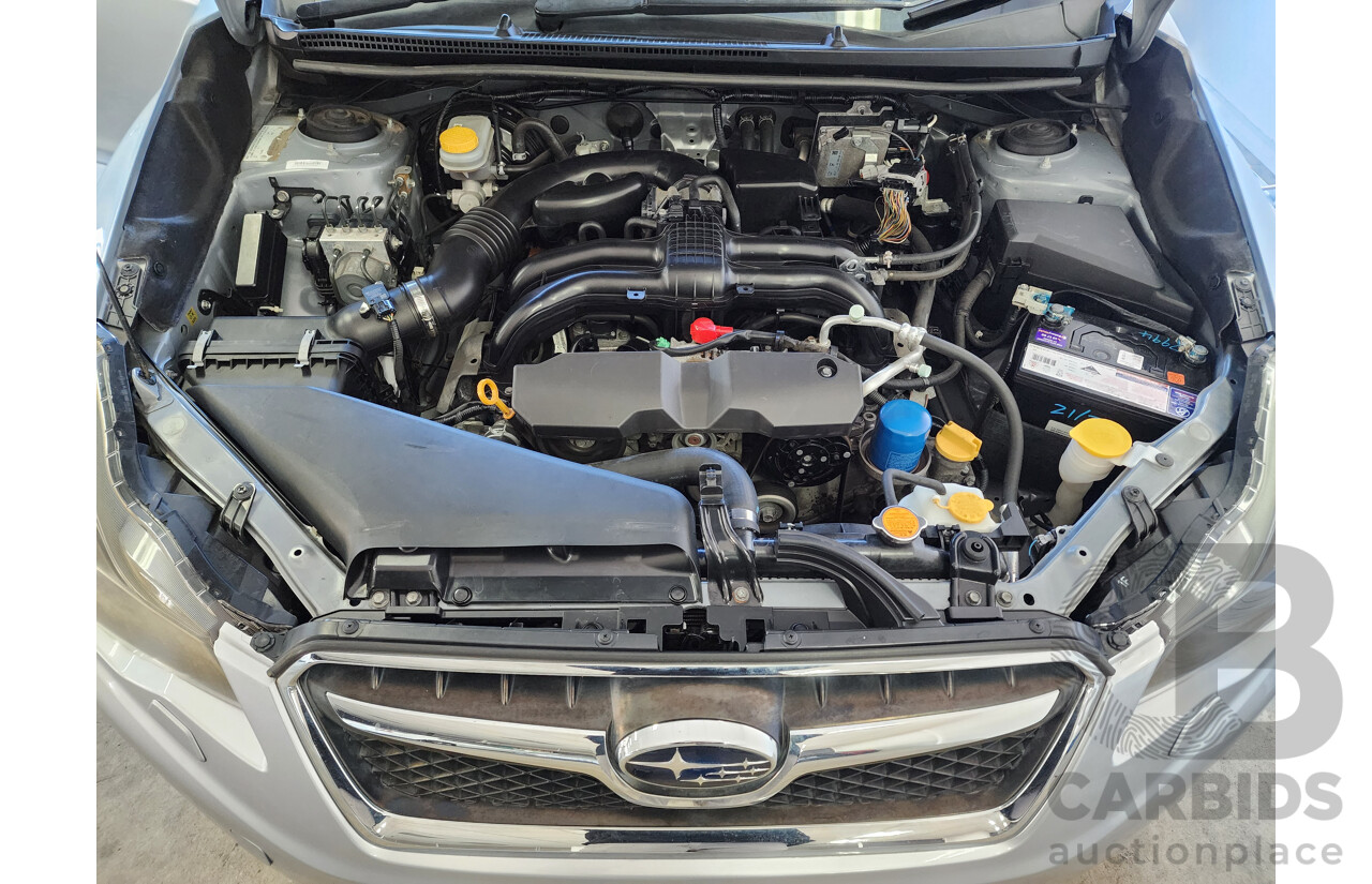 4/2014 Subaru XV 2.0i-S MY14 4d Wagon Silver 2.0L