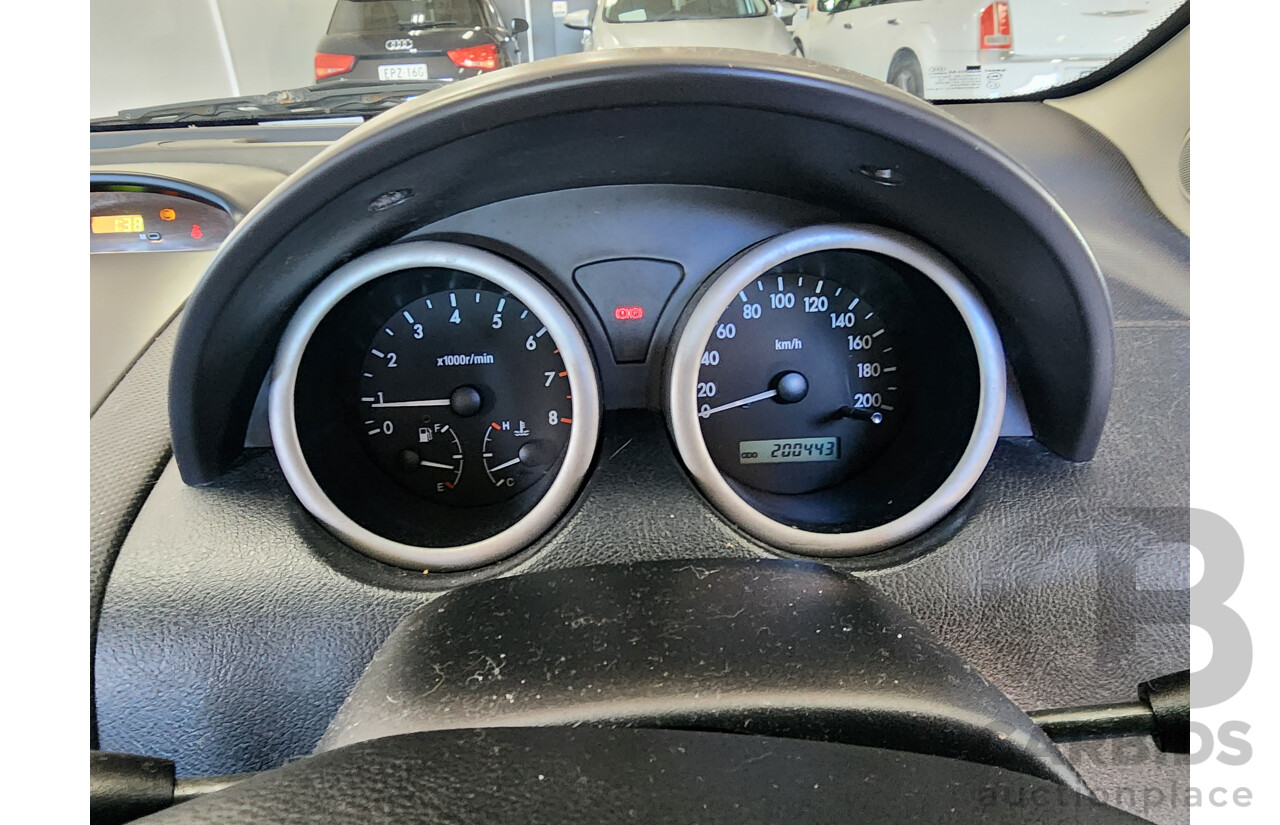 4/2008 Holden Barina  TK MY08 3d Hatchback White 1.6L