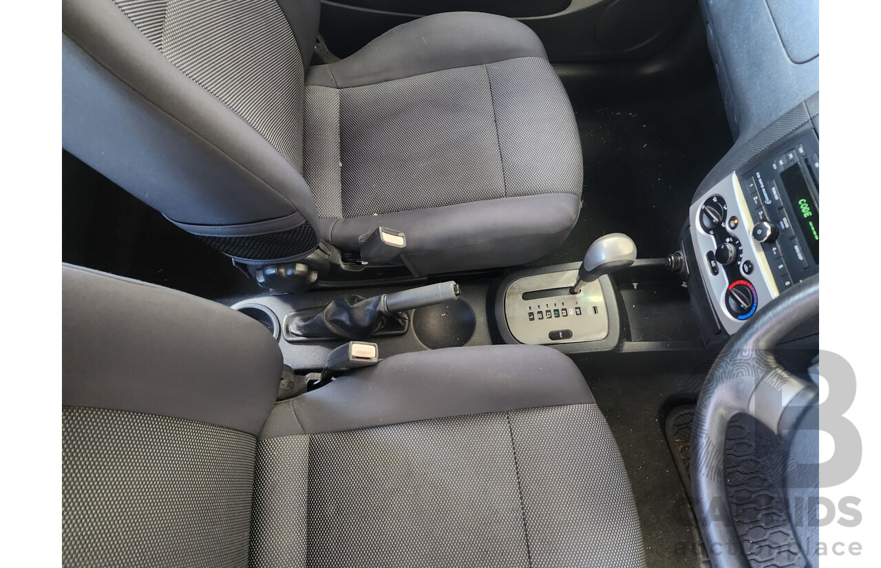 4/2008 Holden Barina  TK MY08 3d Hatchback White 1.6L