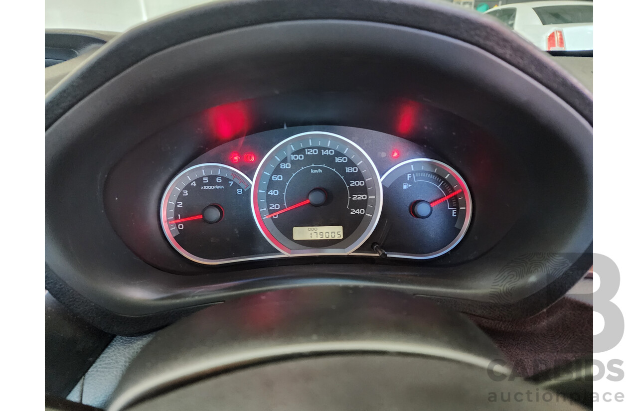 6/2010 Subaru Impreza R (awd) MY10 5d Hatchback White 2.0L