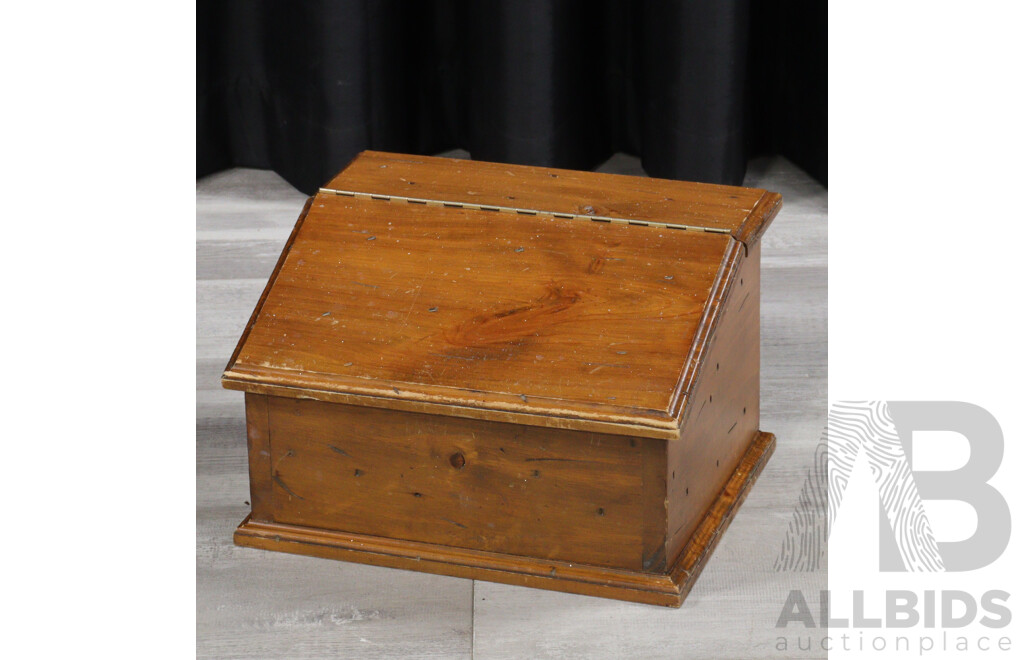 Antique Wooden Bread Box