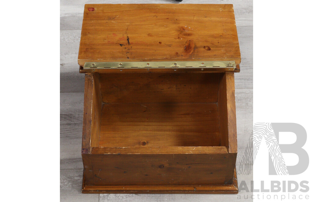 Antique Wooden Bread Box