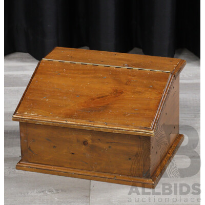 Antique Wooden Bread Box