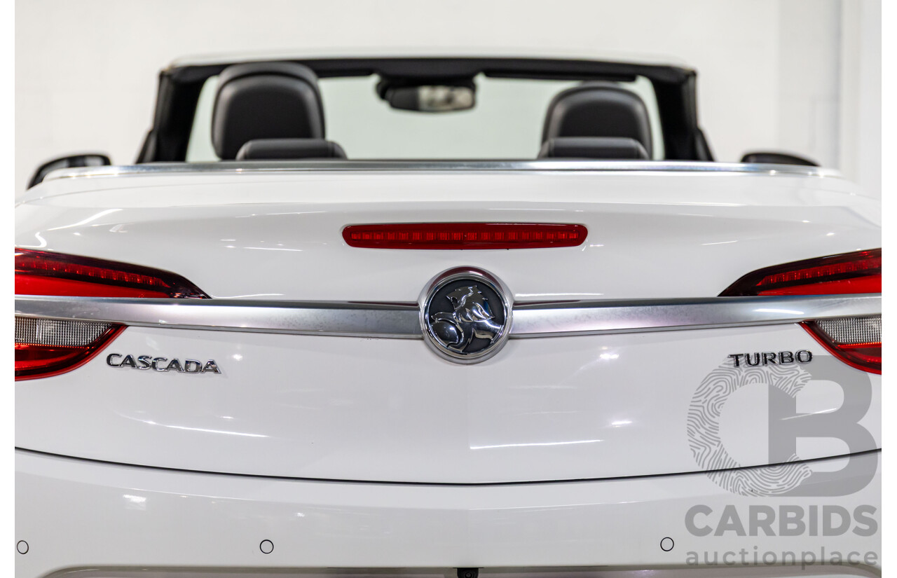 5/2015 Holden Cascada  CJ 2d Convertible Summit White Turbo 1.6L