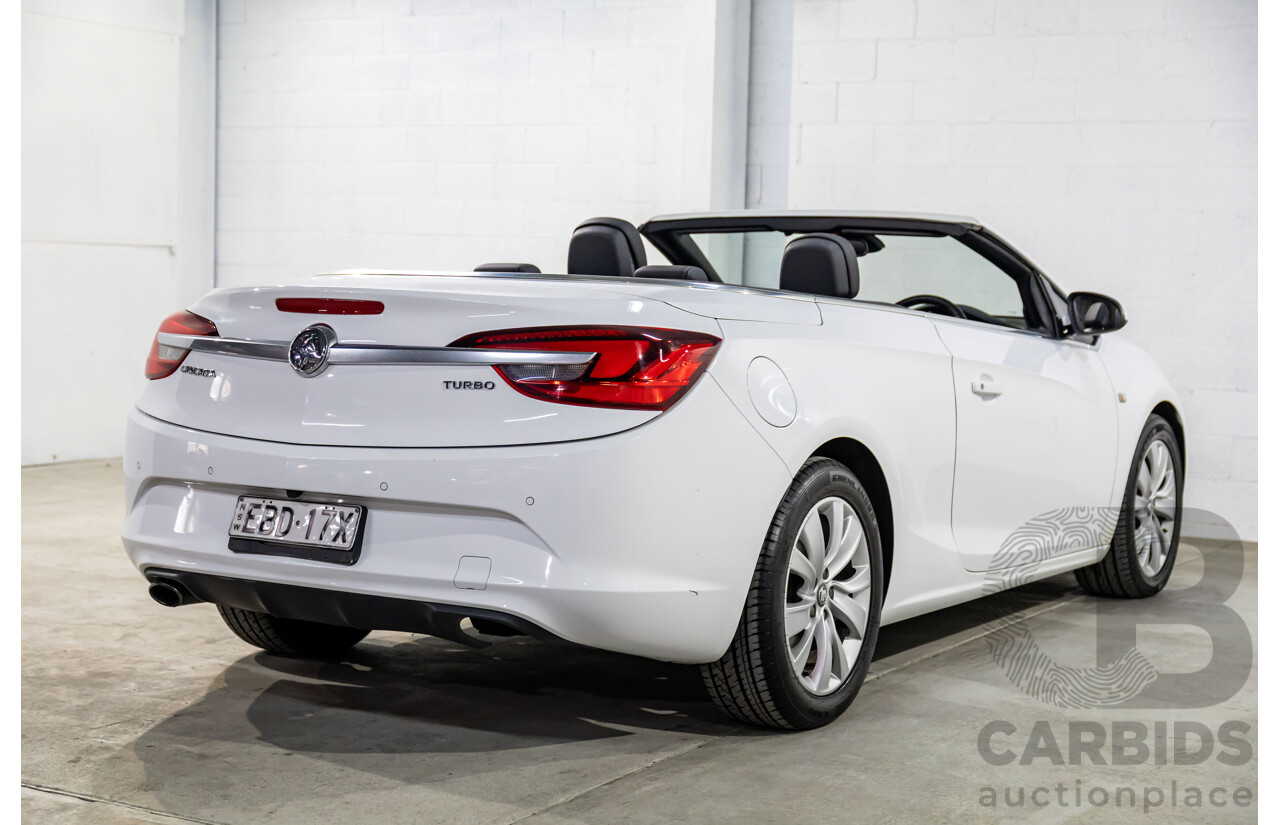 5/2015 Holden Cascada  CJ 2d Convertible Summit White Turbo 1.6L