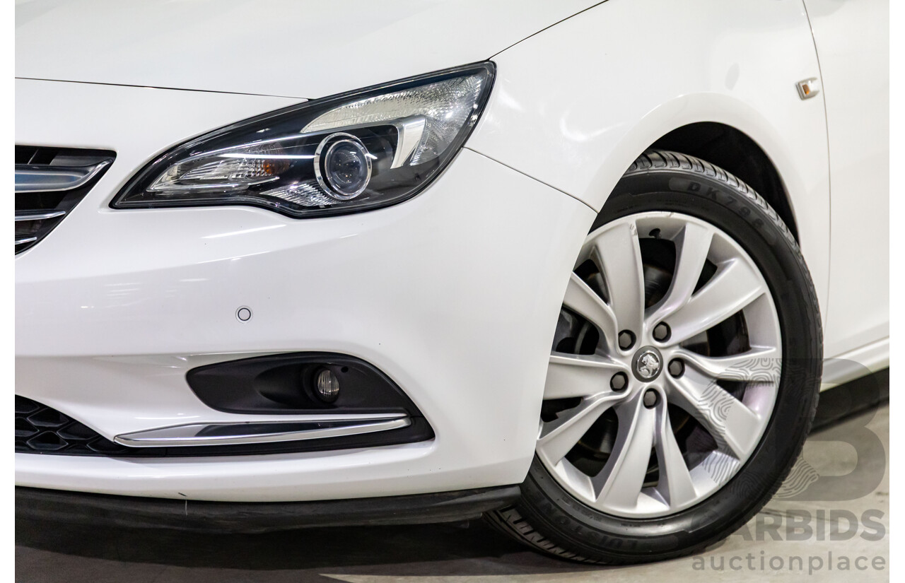5/2015 Holden Cascada  CJ 2d Convertible Summit White Turbo 1.6L
