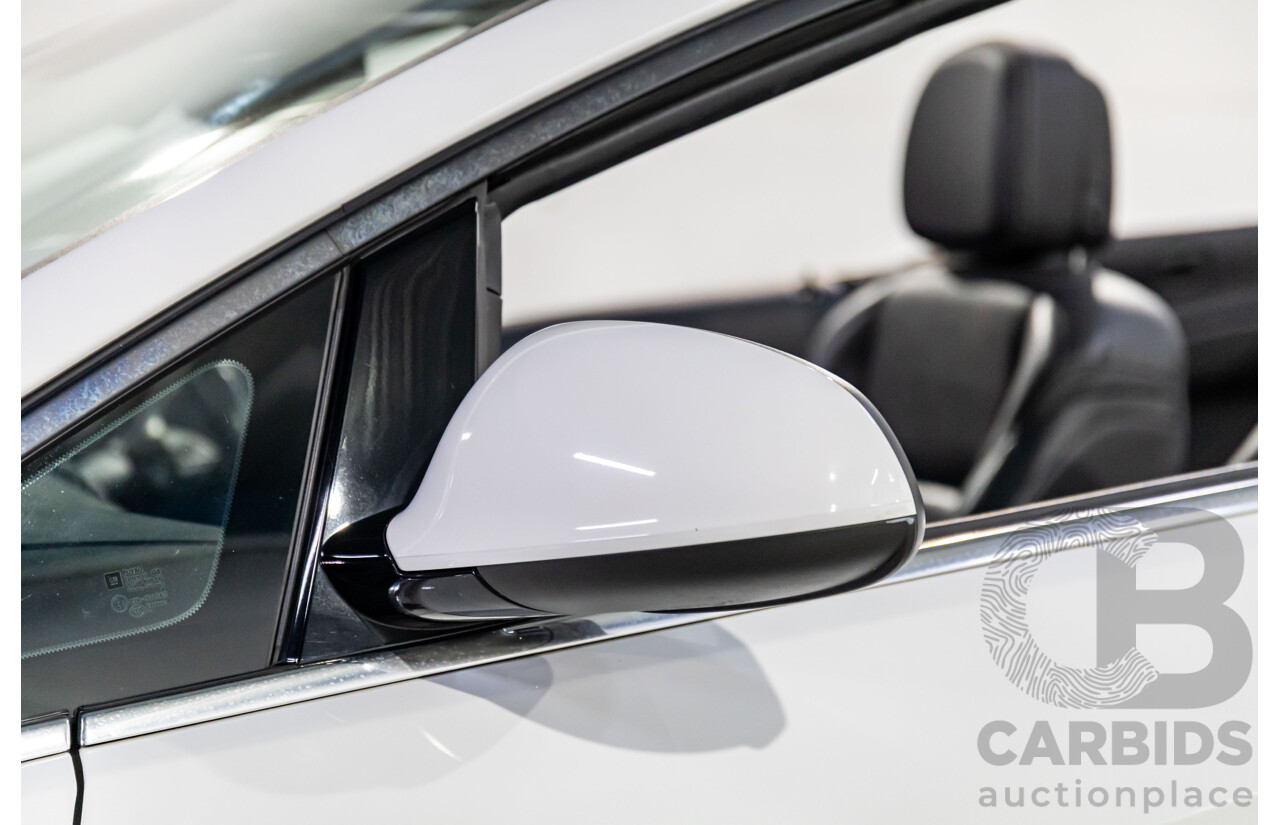5/2015 Holden Cascada  CJ 2d Convertible Summit White Turbo 1.6L