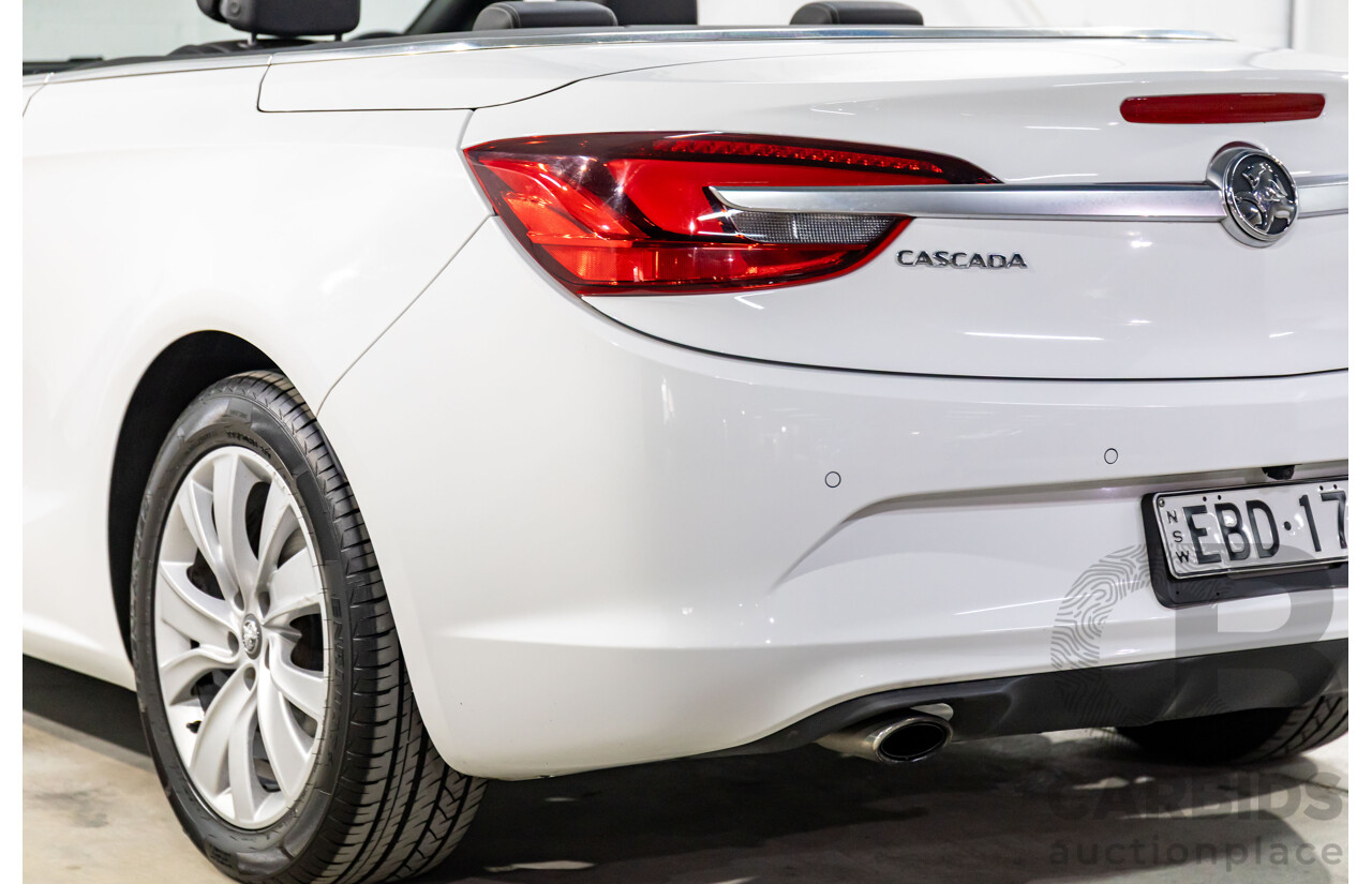 5/2015 Holden Cascada  CJ 2d Convertible Summit White Turbo 1.6L