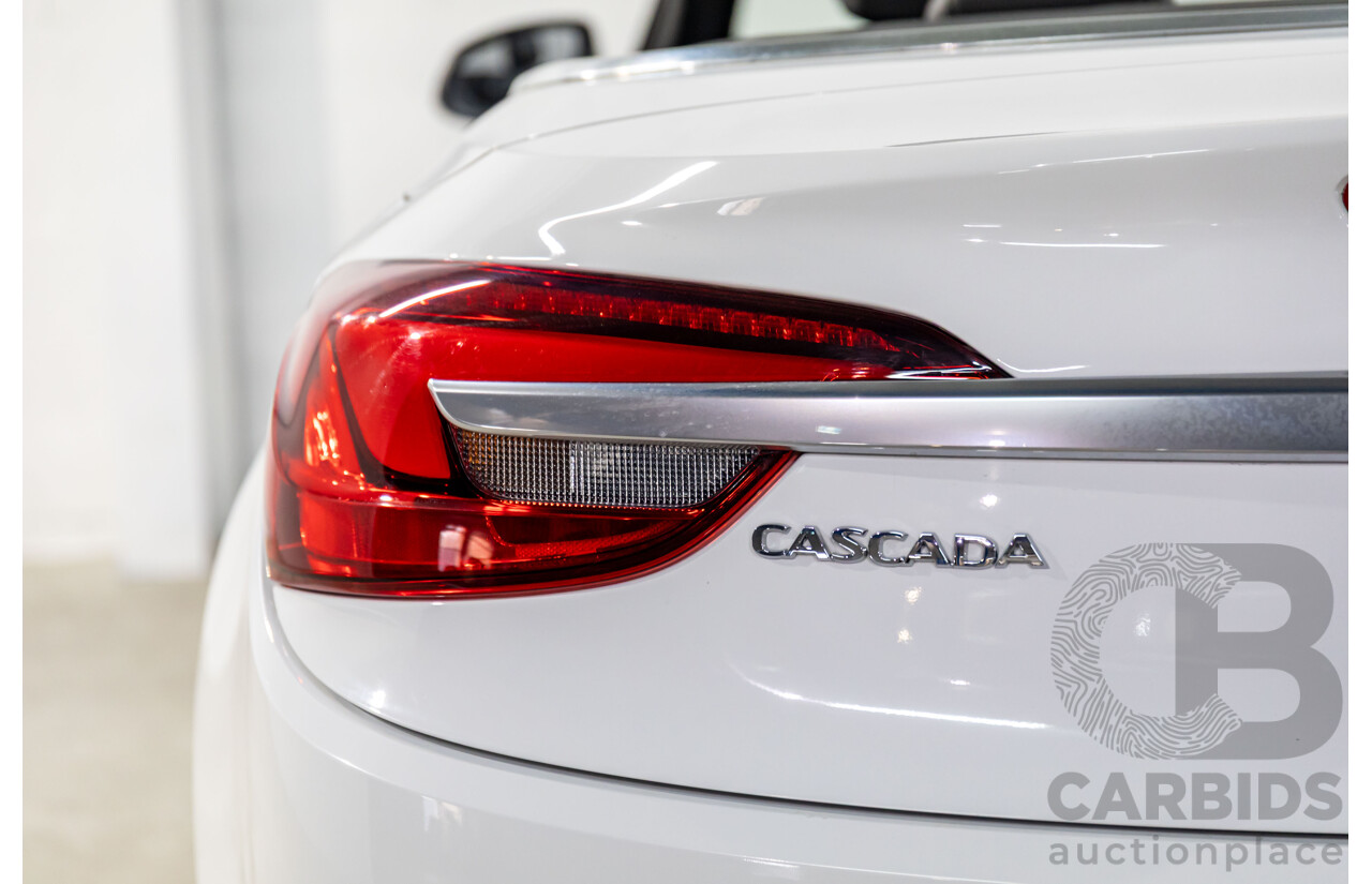 5/2015 Holden Cascada  CJ 2d Convertible Summit White Turbo 1.6L