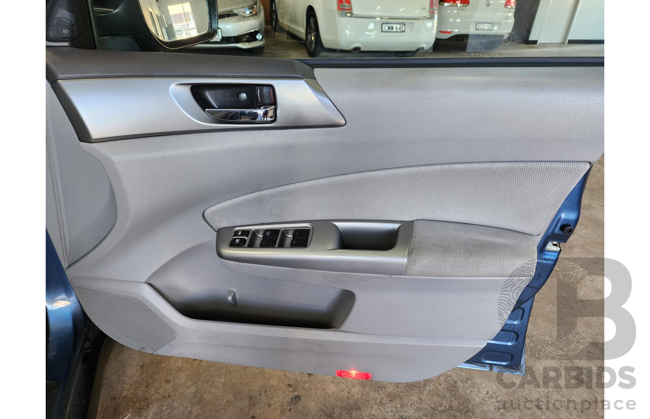 10/2009 Subaru Forester XT MY09 4d Wagon Blue 2.5L