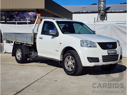 5/2014 Great Wall V240 (4x2) K2 MY11 C/Chas White 2.4L