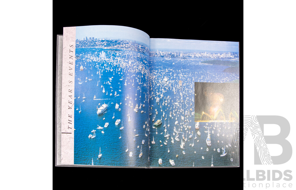 Four Australian Annual Stamp Albums Including 1986, 1987, 1988, 1989 - Face Value $125