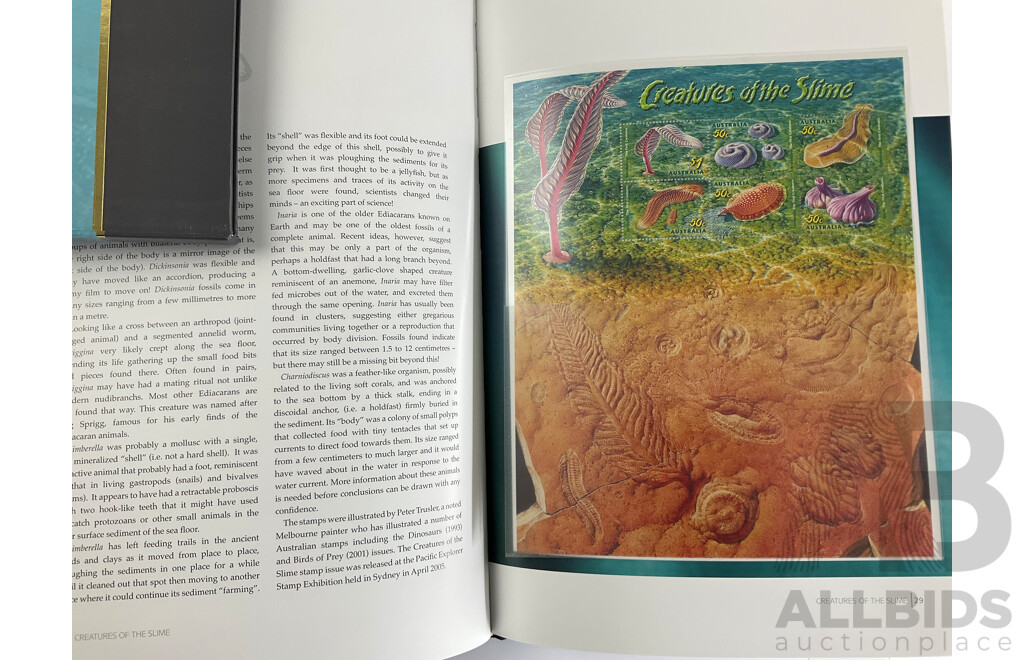 Three Australian Annual Stamp Albums,200, 2004, 2005 - Face Value $165