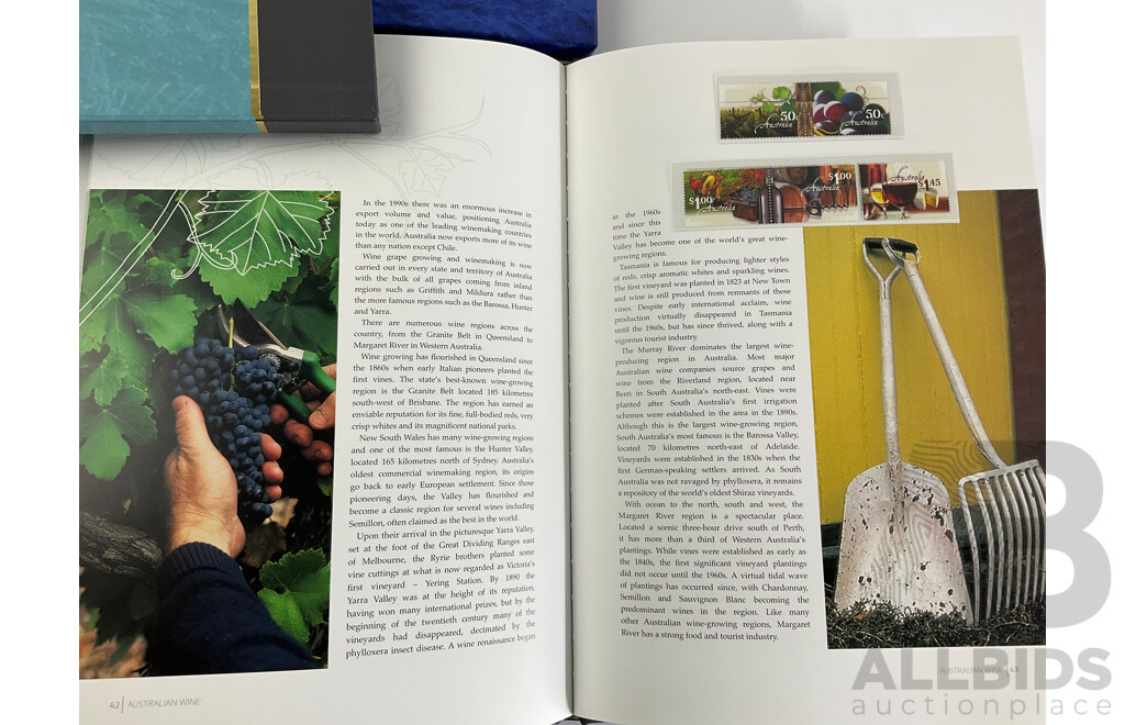 Three Australian Annual Stamp Albums,200, 2004, 2005 - Face Value $165