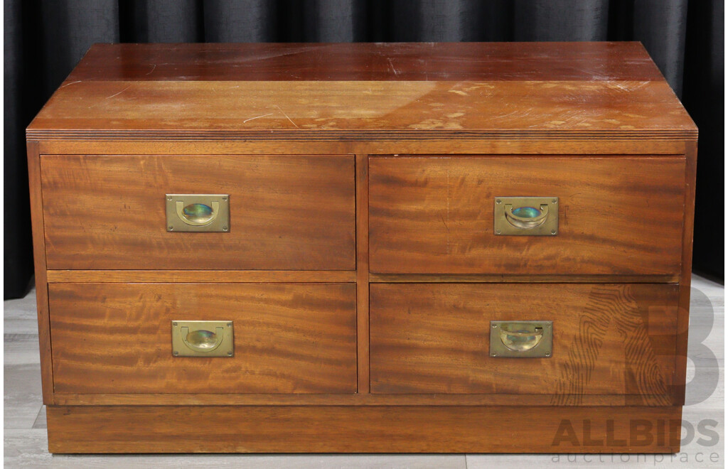 Low Lying Four Drawer Chest
