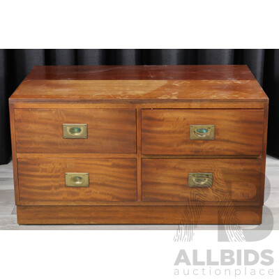Low Lying Four Drawer Chest