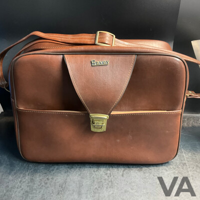 Vintage SAVOY Travel/ Business Bag W/Key