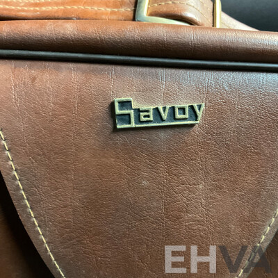 Vintage SAVOY Travel/ Business Bag W/Key