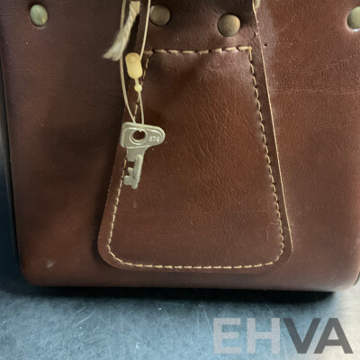 Vintage SAVOY Travel/ Business Bag W/Key