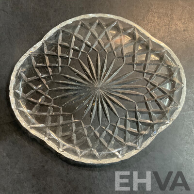 Large Vintage Collection of Various Crystalware and Glassware Included Julia, Bohem Hand Lead Cut Crystal