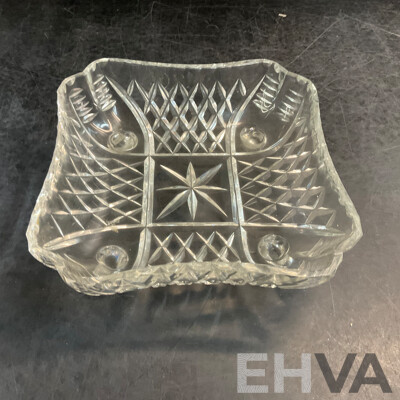 Large Vintage Collection of Various Crystalware and Glassware Included Julia, Bohem Hand Lead Cut Crystal