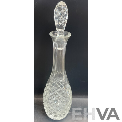 Large Vintage Collection of Various Crystalware and Glassware Included Julia, Bohem Hand Lead Cut Crystal