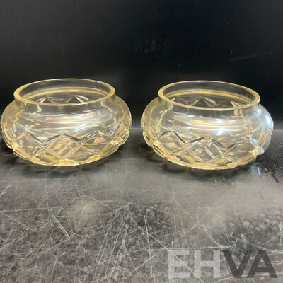 Large Vintage Collection of Various Crystalware and Glassware Included Julia, Bohem Hand Lead Cut Crystal