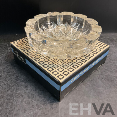 Large Vintage Collection of Various Crystalware and Glassware Included Julia, Bohem Hand Lead Cut Crystal