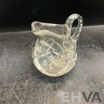 Large Vintage Collection of Various Crystalware and Glassware Included Julia, Bohem Hand Lead Cut Crystal