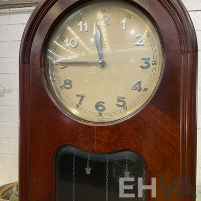 Vintage Wooden Grandfather Clock