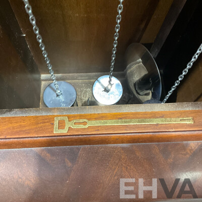 Vintage Wooden Grandfather Clock