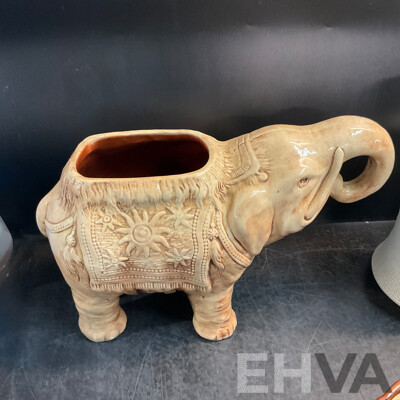 Assorted House Decorative Pots & Jugs and Animal Figurines