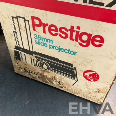2 X Vintage HANIMEX 35mm Slide Projectors (800RF & 1800RF) with 3 X Han-o-matic Magazines