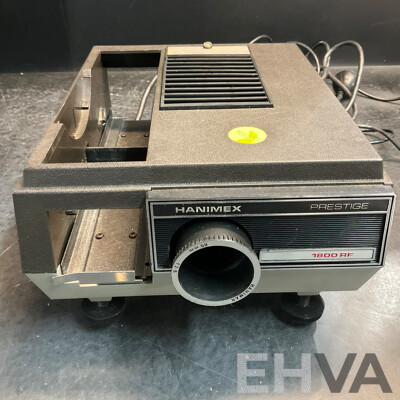 2 X Vintage HANIMEX 35mm Slide Projectors (800RF & 1800RF) with 3 X Han-o-matic Magazines