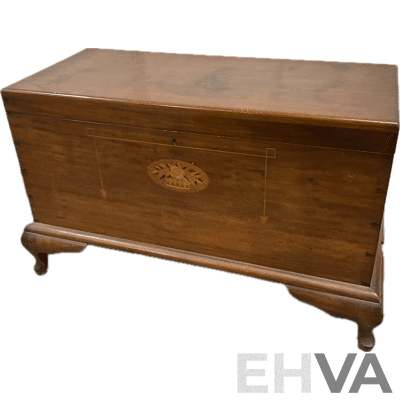 Vintage Wooden Rose Storage Chest