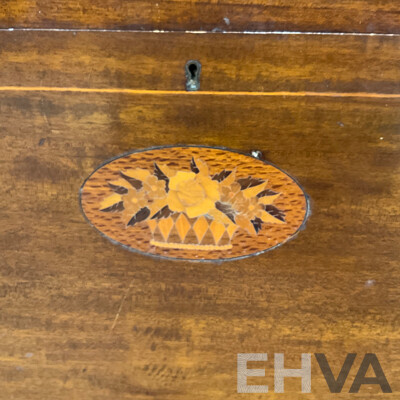 Vintage Wooden Rose Storage Chest