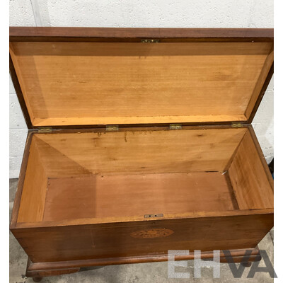 Vintage Wooden Rose Storage Chest