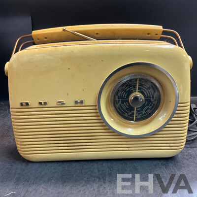 Vintage Household Items Collection - ESKY Portable Cooler, Bush Radio, Rambler Radio, Hecla Turbaire Fan