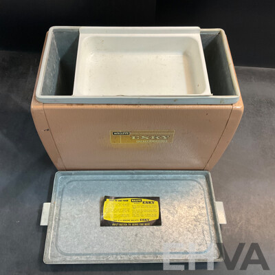 Vintage Household Items Collection - ESKY Portable Cooler, Bush Radio, Rambler Radio, Hecla Turbaire Fan
