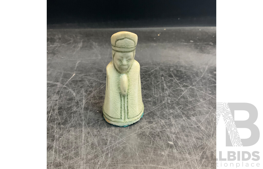 Vintage  Anri Toriart Charlemagne Chess Set